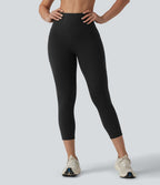 Legging de course capri Halara Ultrasculpt™ taille haute gainant dos croisé avec poches