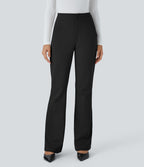 Pantalon tailleur ajusté zippé taille haute Halara Flex™ avec poches