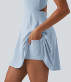 Robe de danse SoftlyZero™ Airy 2-en-1 effet frais InstantCool mini avec poches, accès facile Easy Peasy, longueur rallongée