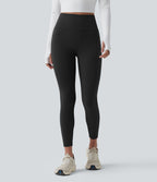Legging 7/8 d'entraînement taille haute gainant Halara UltraSculpt™ avec poches