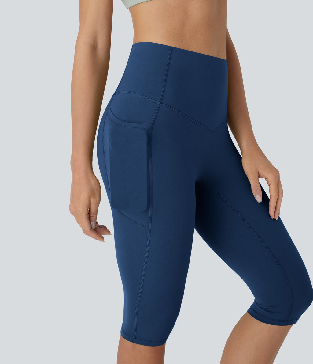 Legging corsaire de yoga gainant taille haute avec poches Halara UltraSculpt™