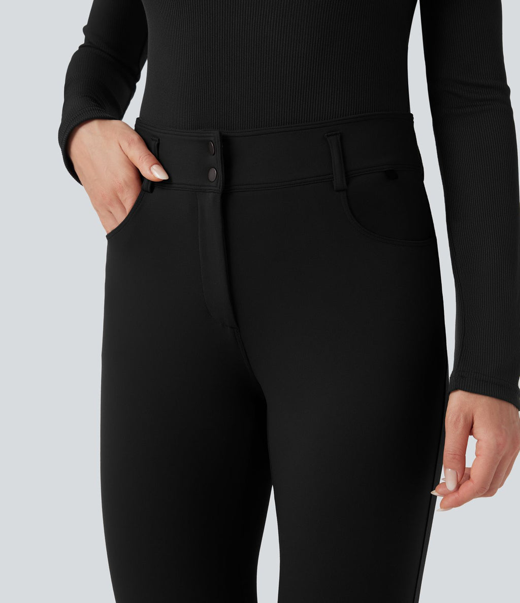 Pantalon ajusté 7/8 taille moyenne DayStretch avec poches
