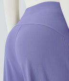 Halara Flex™ Pantalon Tailleur Évasé à Taille Haute Sculptant la Silhouette avec Poches Latérales Micro Waffle