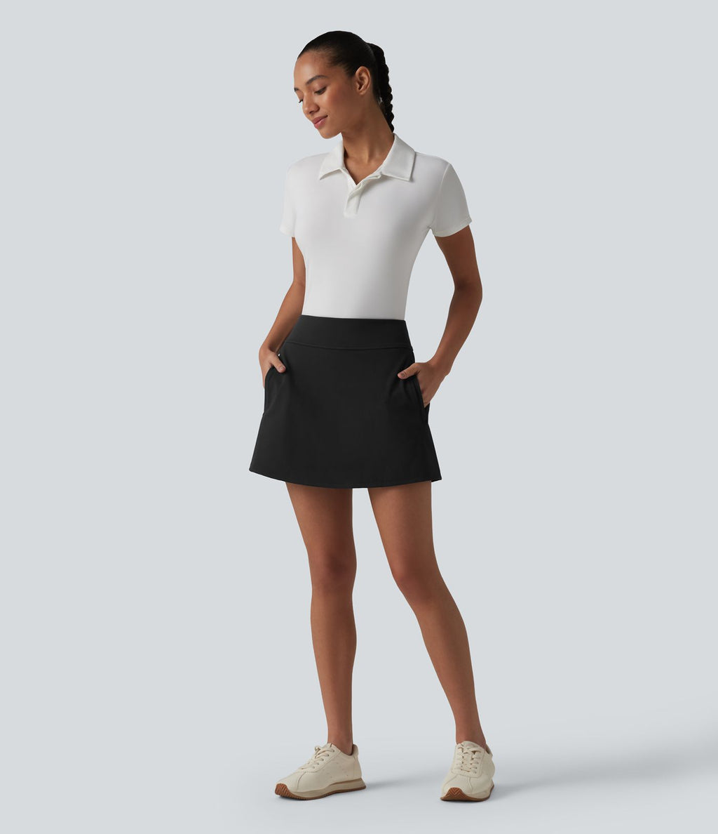 Jupe mini de golf 2 en 1 DayStretch taille haute avec poches