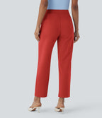 Pantalon de travail fuselé longueur cheville taille haute Halara Flex™ DayStretch avec poches