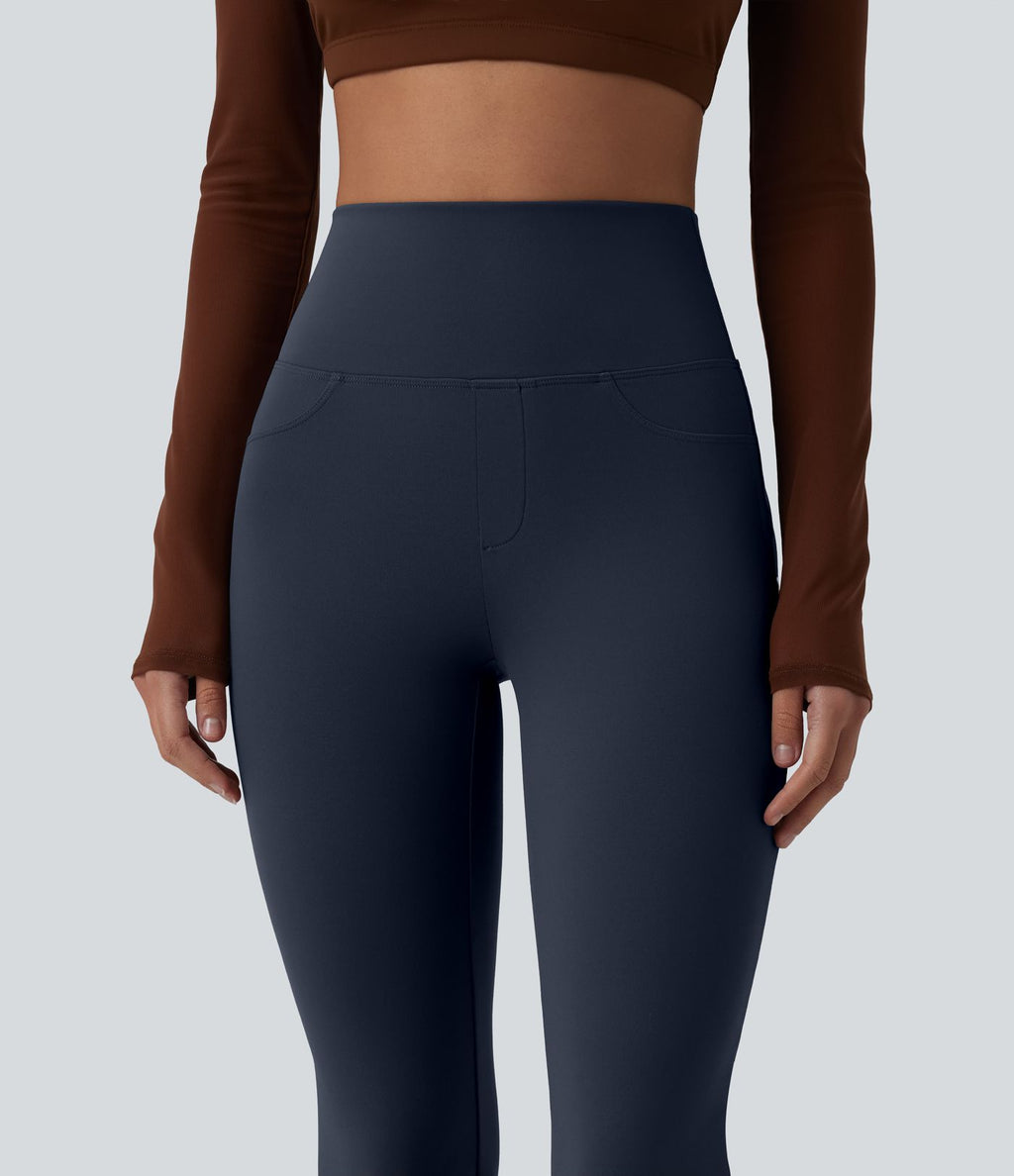 Legging de yoga bootcut DayStretch gainant taille haute avec poches