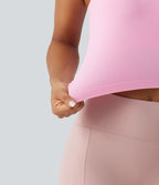 Débardeur de yoga court OneForm Seamless Flow, brassière intégrée