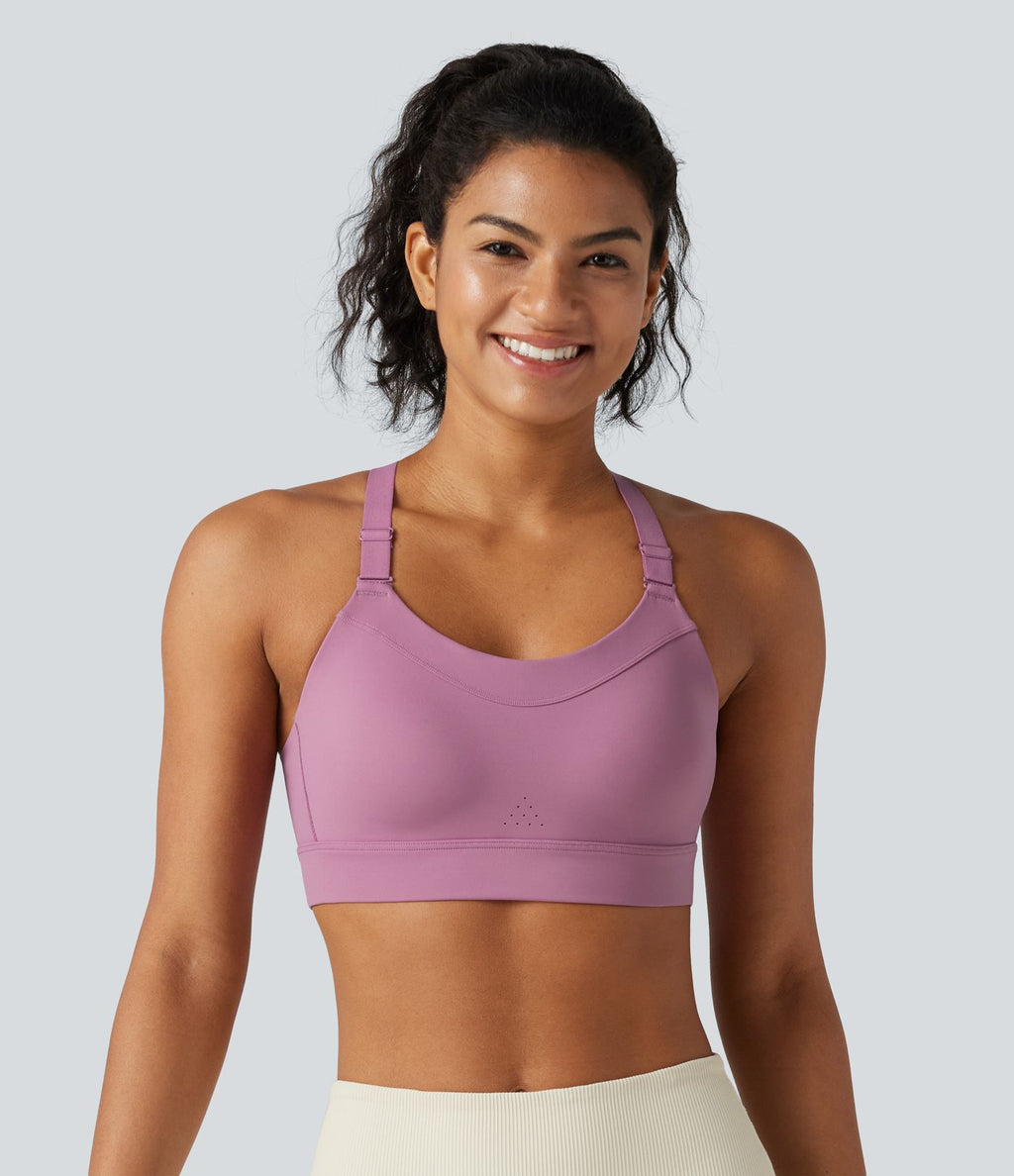 Brassière de sport d'entraînement maintien moyen avec bonnet spacer moulé