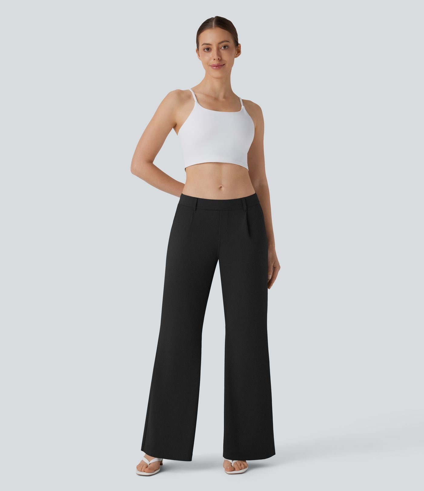 Pantalon bootcut taille basse DayStretch avec poches
