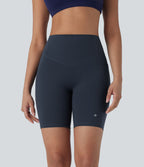 Short cycliste 17,5 cm d'entraînement gainant galbant taille haute avec poches Halara UltraSculpt™