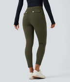 Pantalon ajusté taille haute DayStretch avec poches