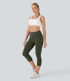 Legging corsaire d'entraînement gainant galbant taille haute avec poches Halara UltraSculpt™