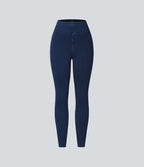 Halara Flex™ Jegging Casual Taille Haute Tricot Extensible Poche Latérale Arrière