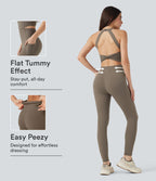 Combinaison-pantalon d'entraînement gainante avec poches - Édition Easy Peasy Halara UltraSculpt™