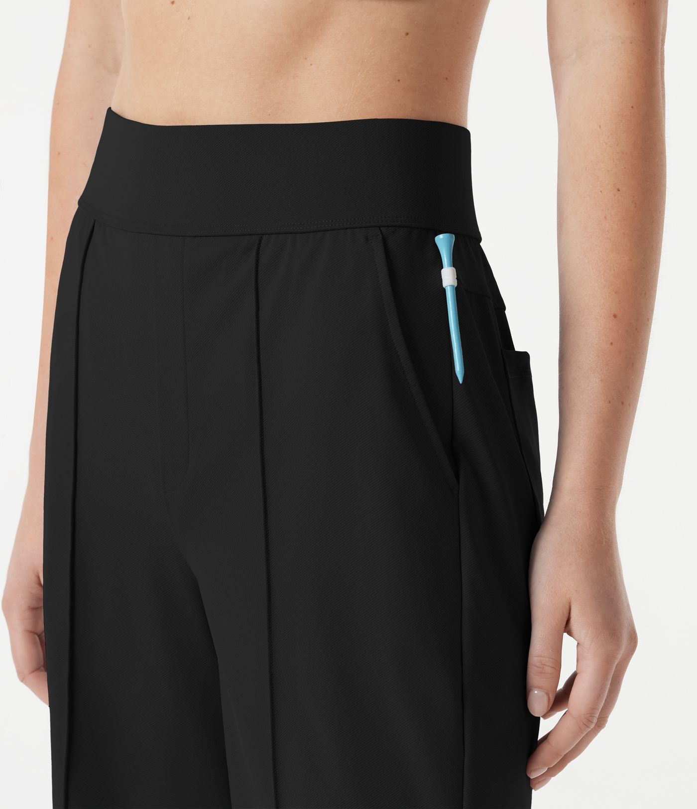 Short de golf taille haute à séchage rapide avec poches 17,5 cm - Golf Tee - UPF40+