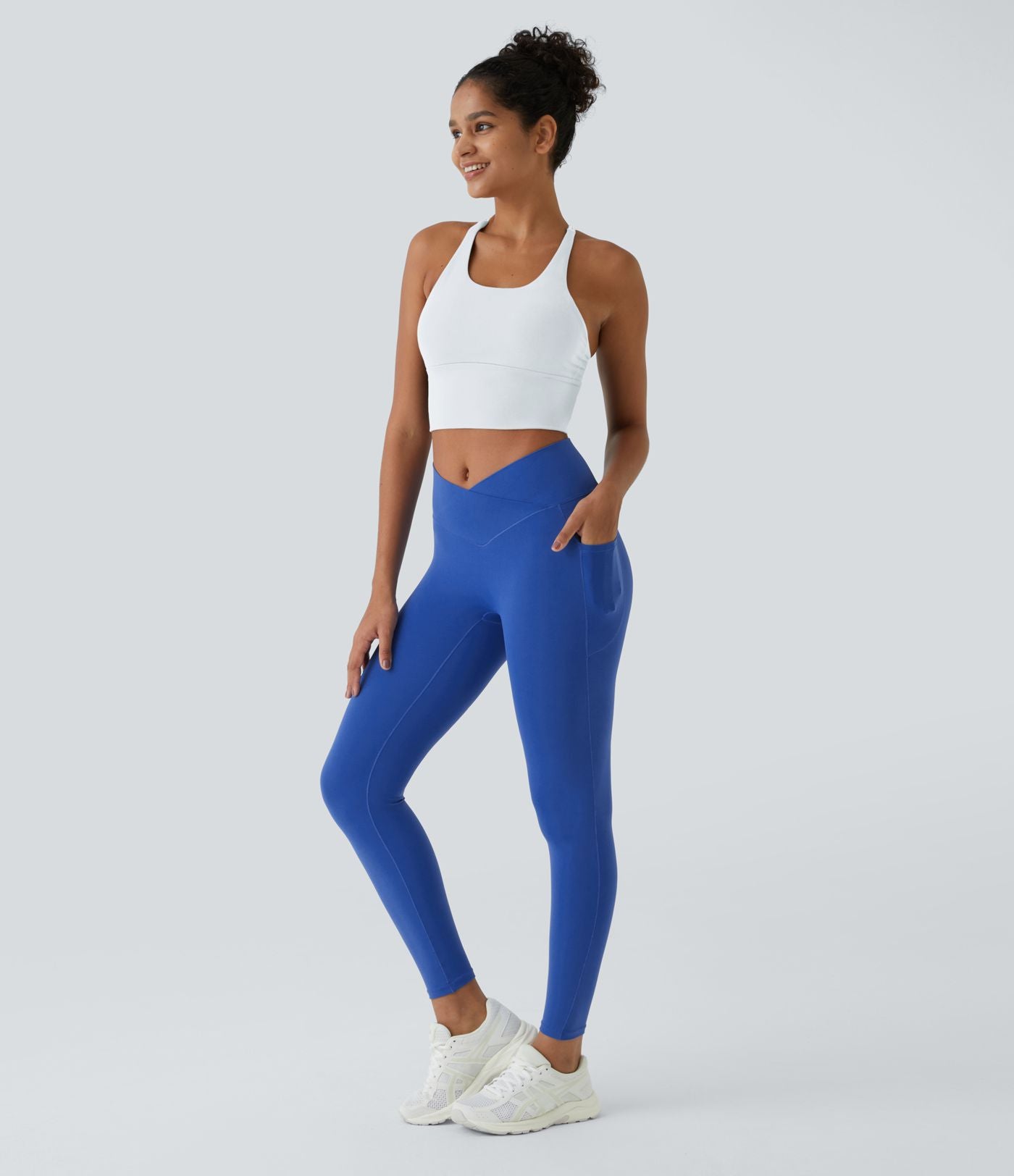 Softlyzero™ Legging Unis Poches Croisées