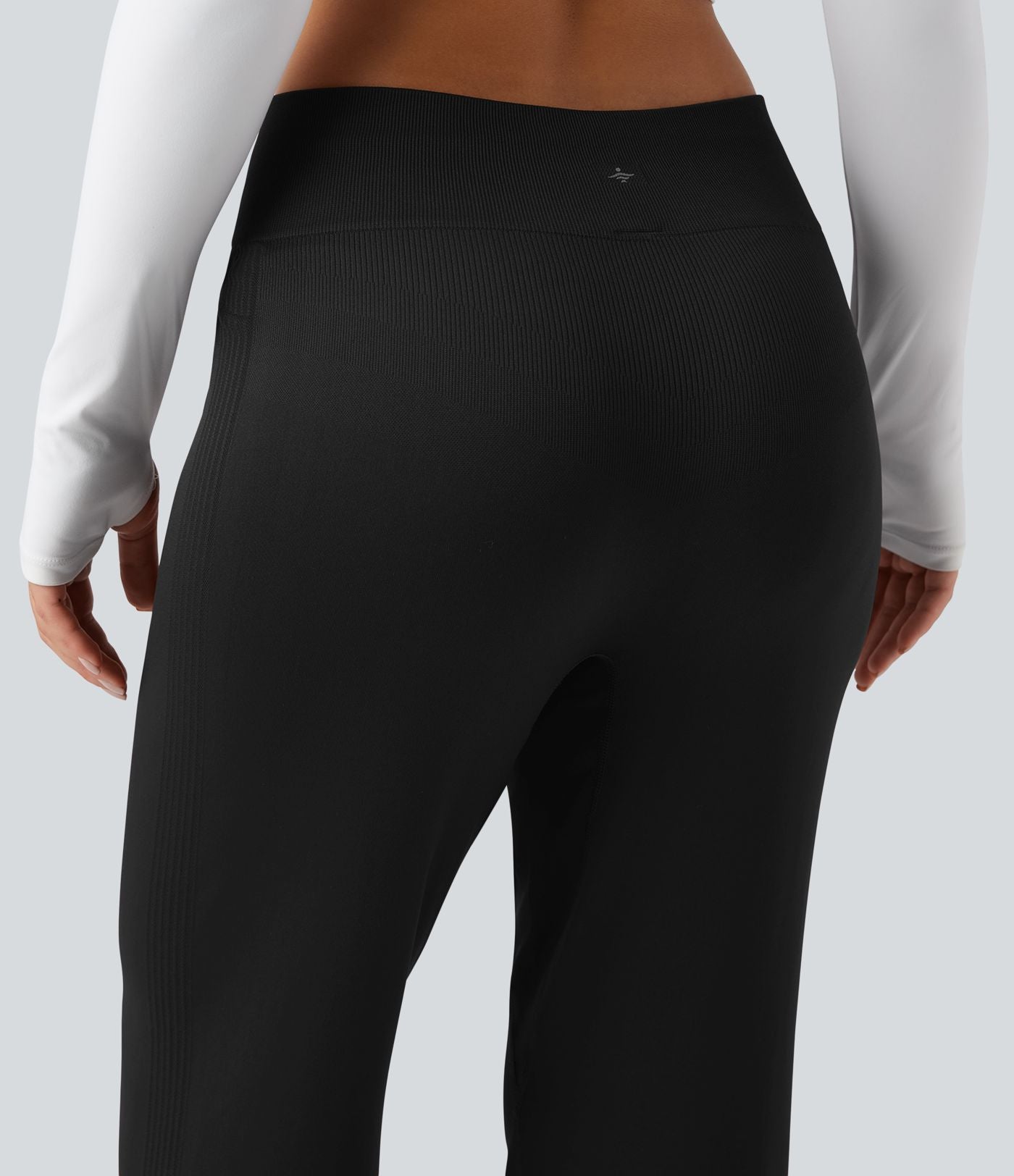 Pantalon de yoga taille haute coupe droite sans couture Seamless Flow