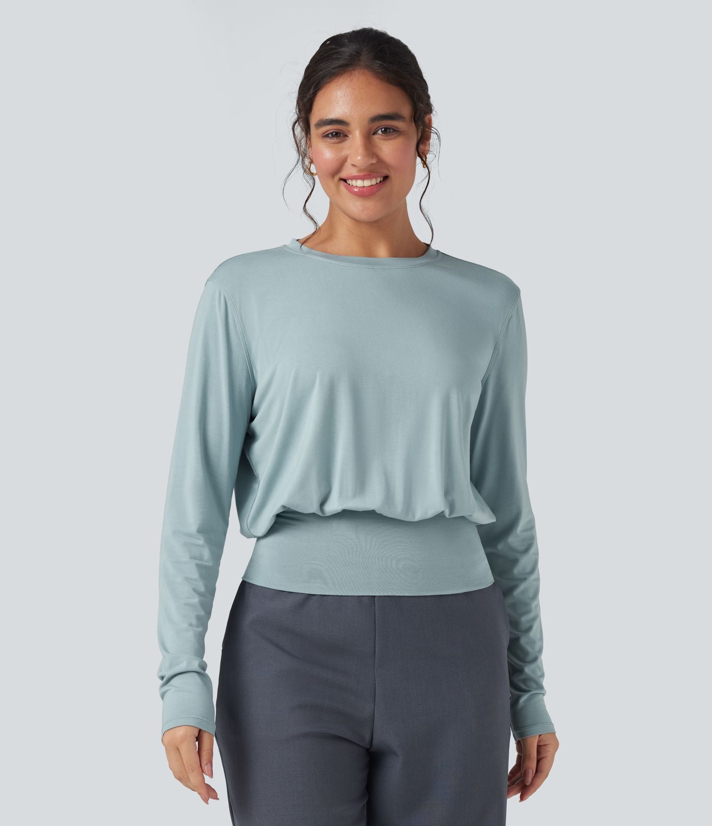 T-shirt de travail col rond manches longues