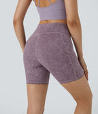 Short Course Biker Yoga Taille Haute avec Poches Latérales