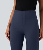 Pantalon de travail droit gainant taille haute avec poches Halara UltraSculpt™