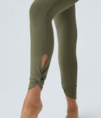 Softlyzero™ Leggings de Yoga Taille Haute avec Poche Arrière Découpée et Torsadée