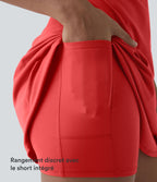 Robe SoftlyZero™ Airy mini d'activité à dos nu avec découpes 2-en-1 avec poches et effet frais InstantCool, protection solaire UPF50+