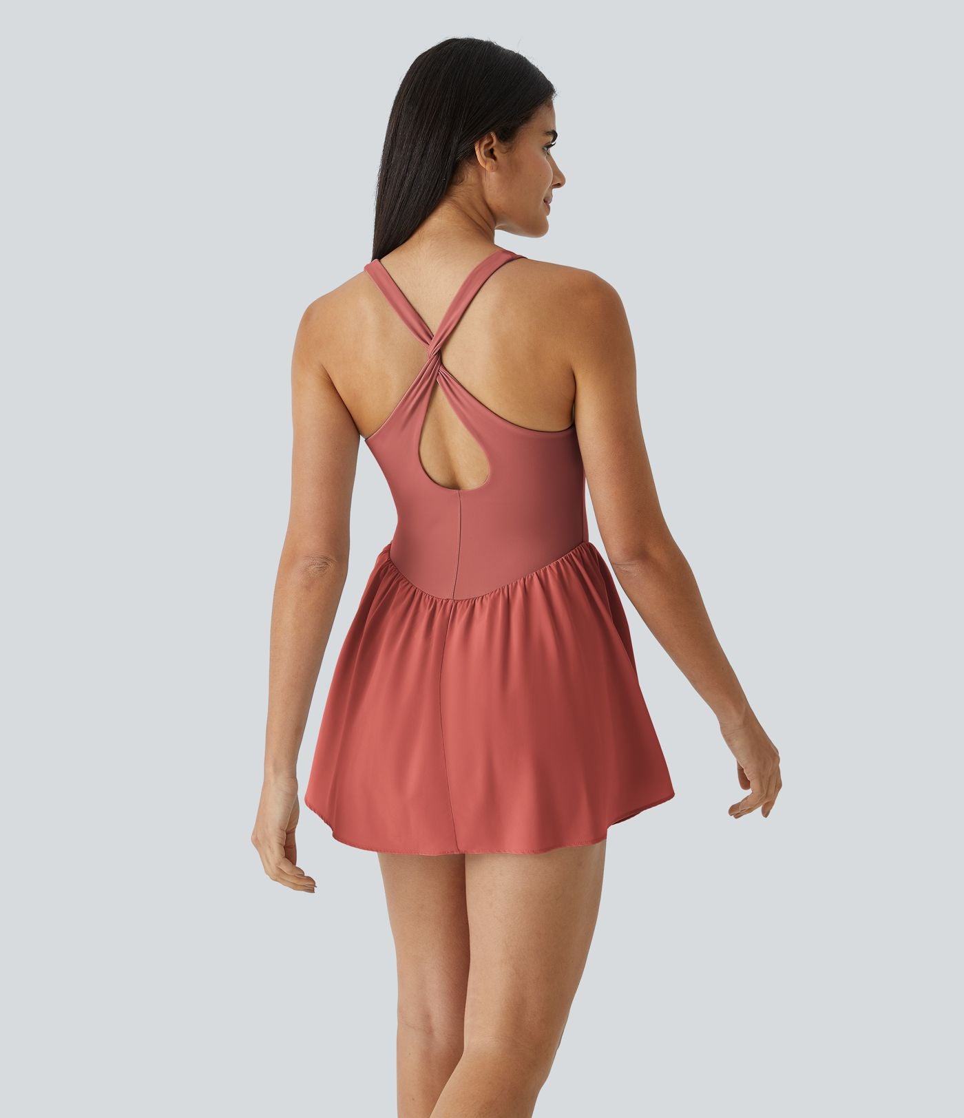 Robe de sport mini 2-en-1 Breezeful™ corset fluide séchage rapide avec poche padel/pickleball A-C