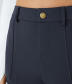 Pantalon cargo ajusté uni taille haute DayStretch avec poches zippées