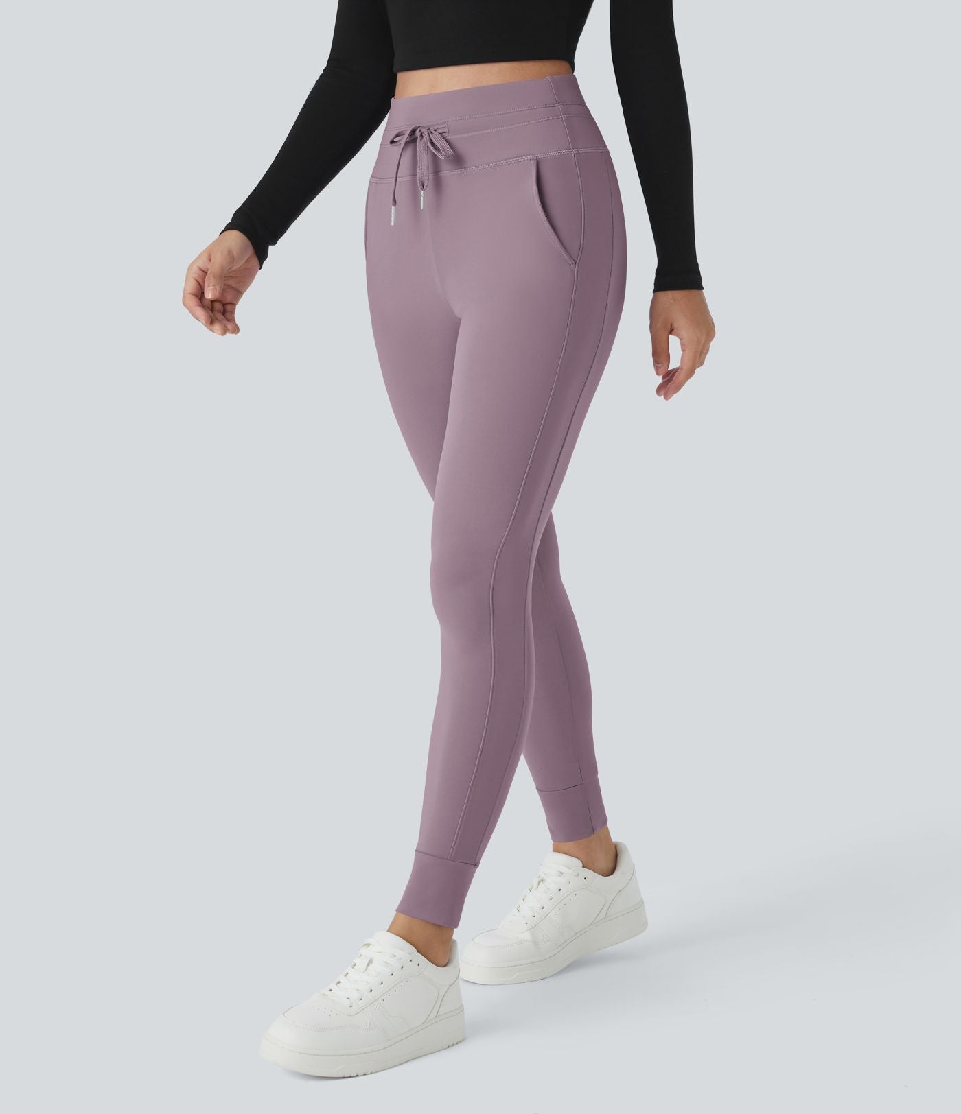 Jogging taille haute Softlyzero™ Plush avec cordon de serrage et poches latérales