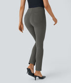 Pantalon tailleur fuselé taille haute Halara Flex™ avec poches