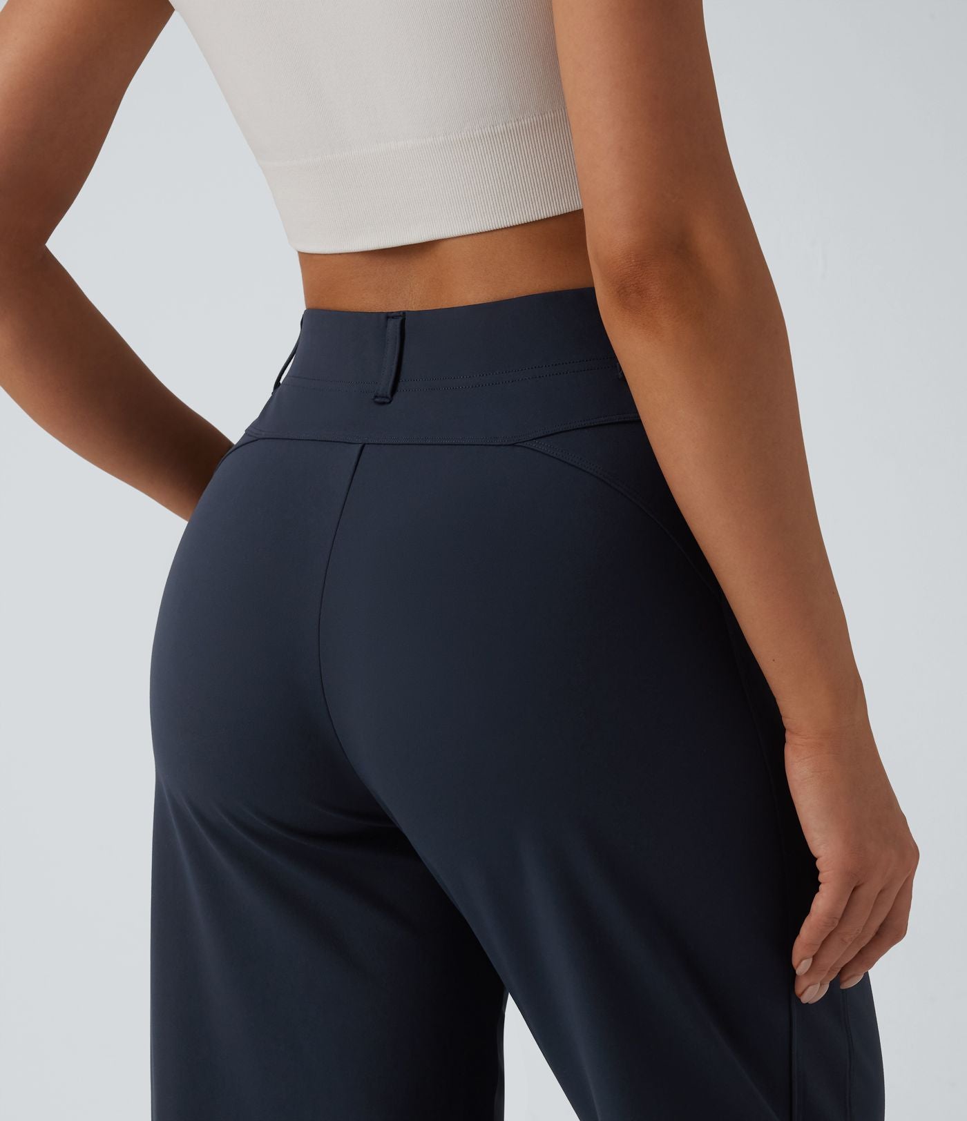 Pantalon barrel DayStretch taille haute avec poches