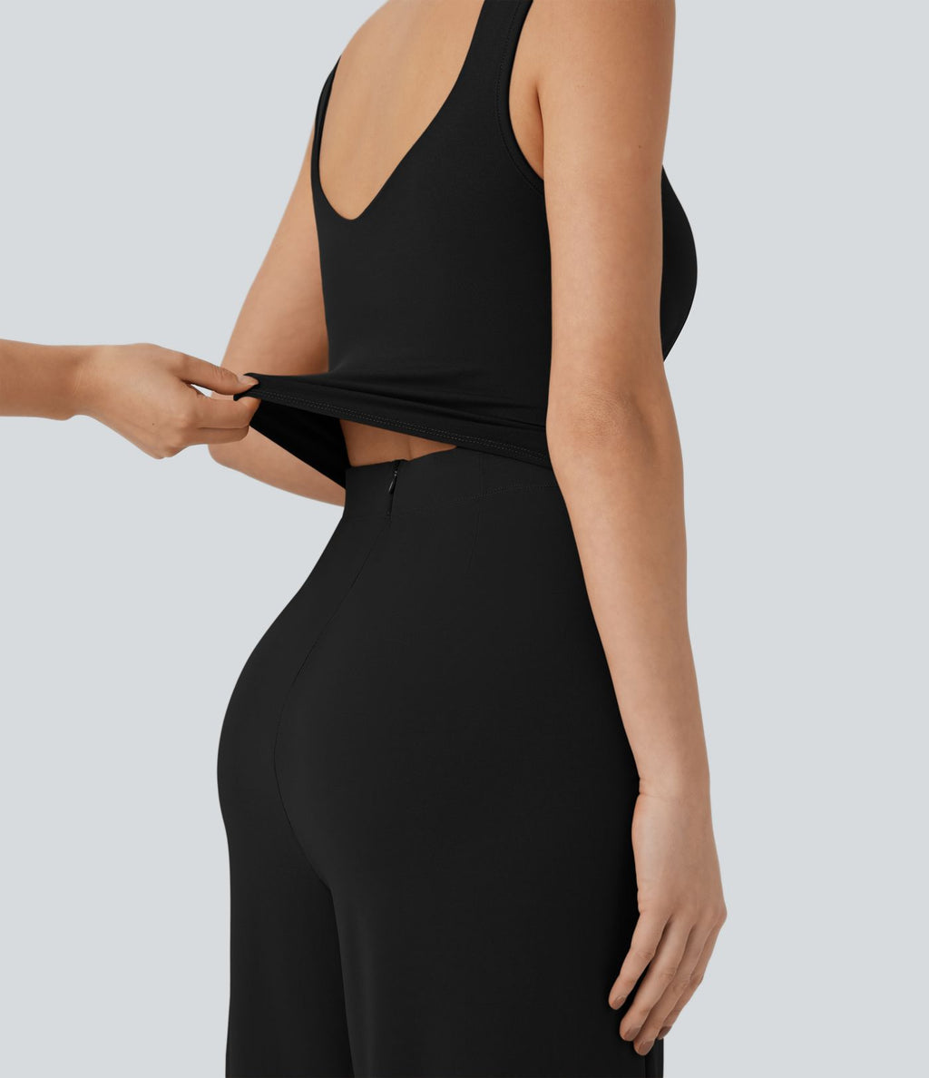 Combinaison casual sans manches dos U avec poches - Édition Easy Peasy