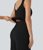 Combinaison casual sans manches dos U avec poches - Édition Easy Peasy