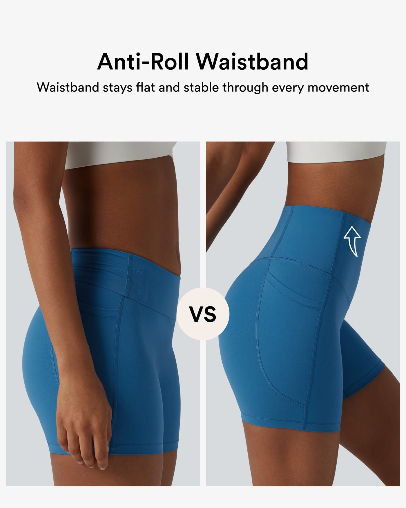 Short cycliste de yoga ventre plat Halara UltraSculpt™, taille haute, anti-roulis, 12,5 cm, avec poches