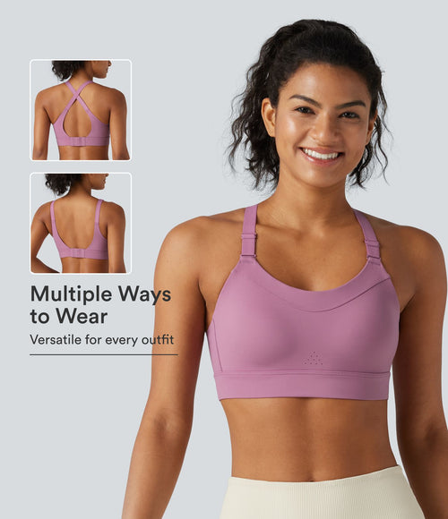 Brassière de sport d'entraînement maintien moyen avec bonnet spacer moulé