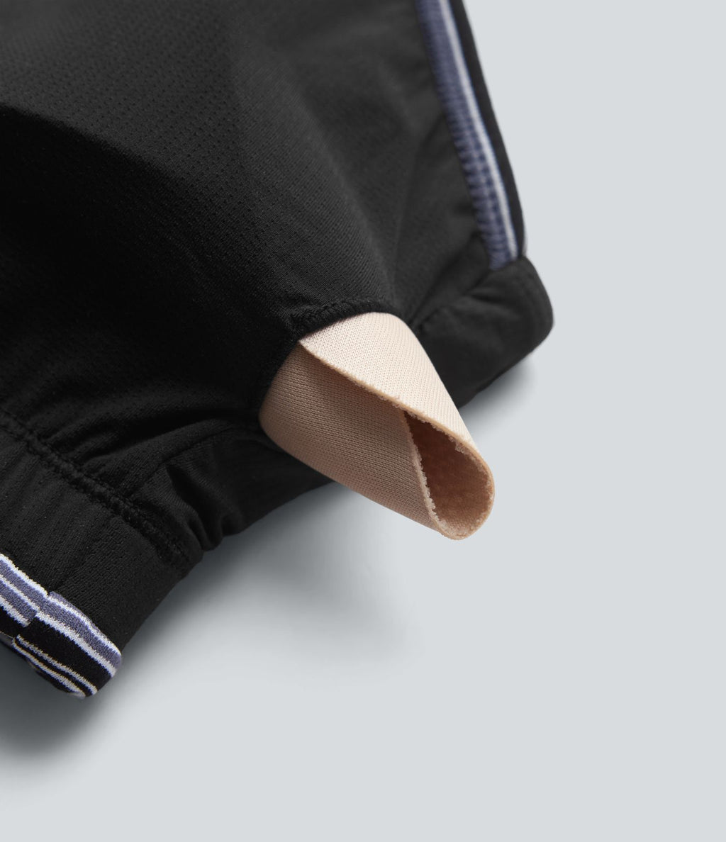 Brassière de sport Halara UltraSculpt™ à rayures jacquard, maintien léger, décolleté en U et découpe intégrée