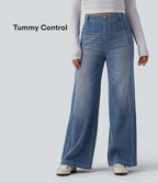 Halara Flex™ Jean large casual gainant taille haute avec poches