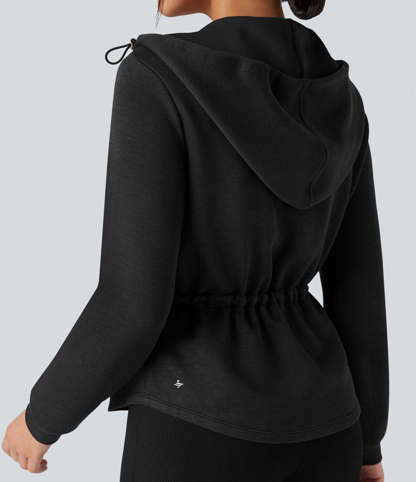 Veste de sport SpacerTek™ à capuche, manches longues, ourlet arrondi