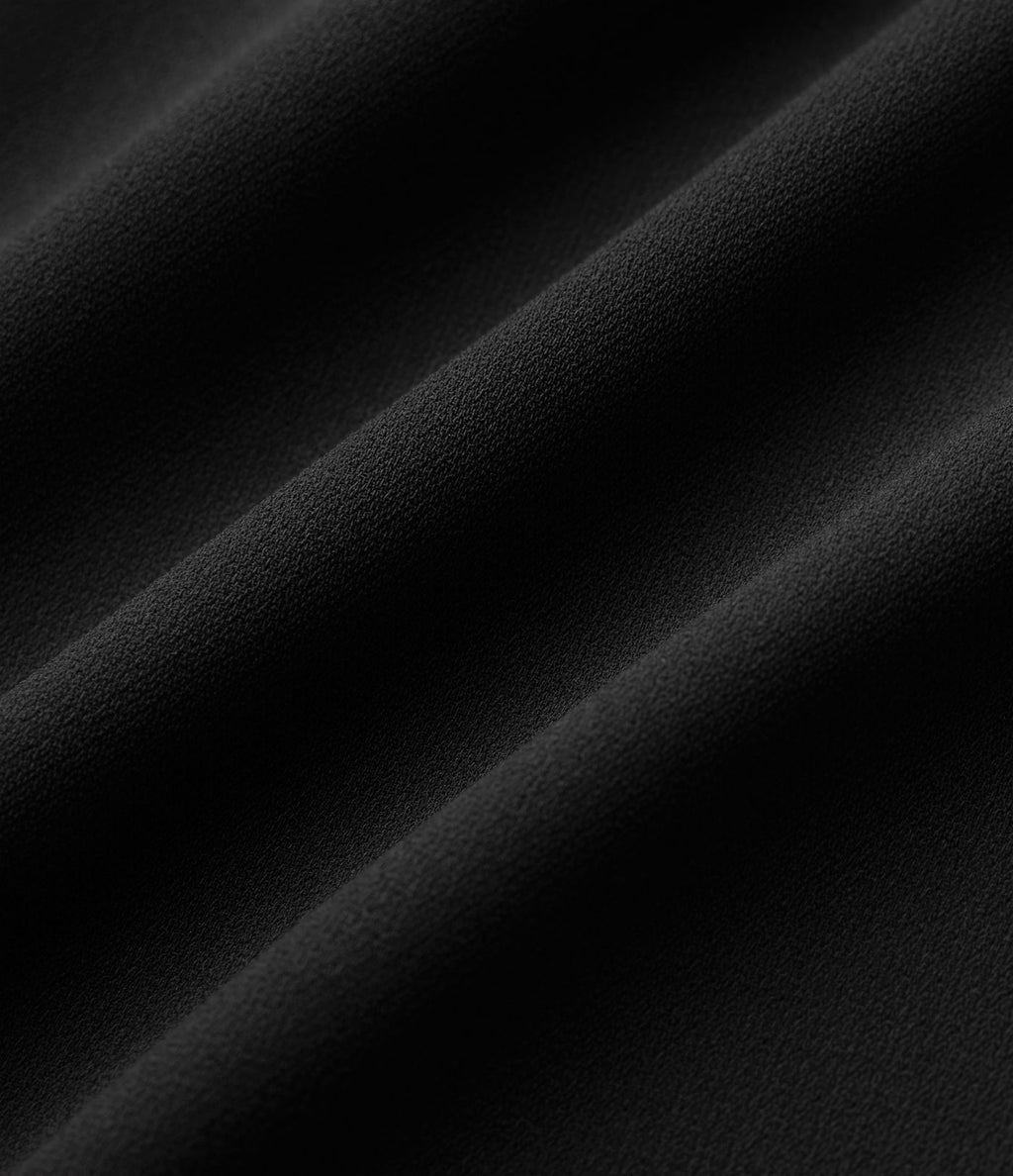Robe-chemise midi de travail à manches courtes avec ceinture, ourlet arrondi et poches