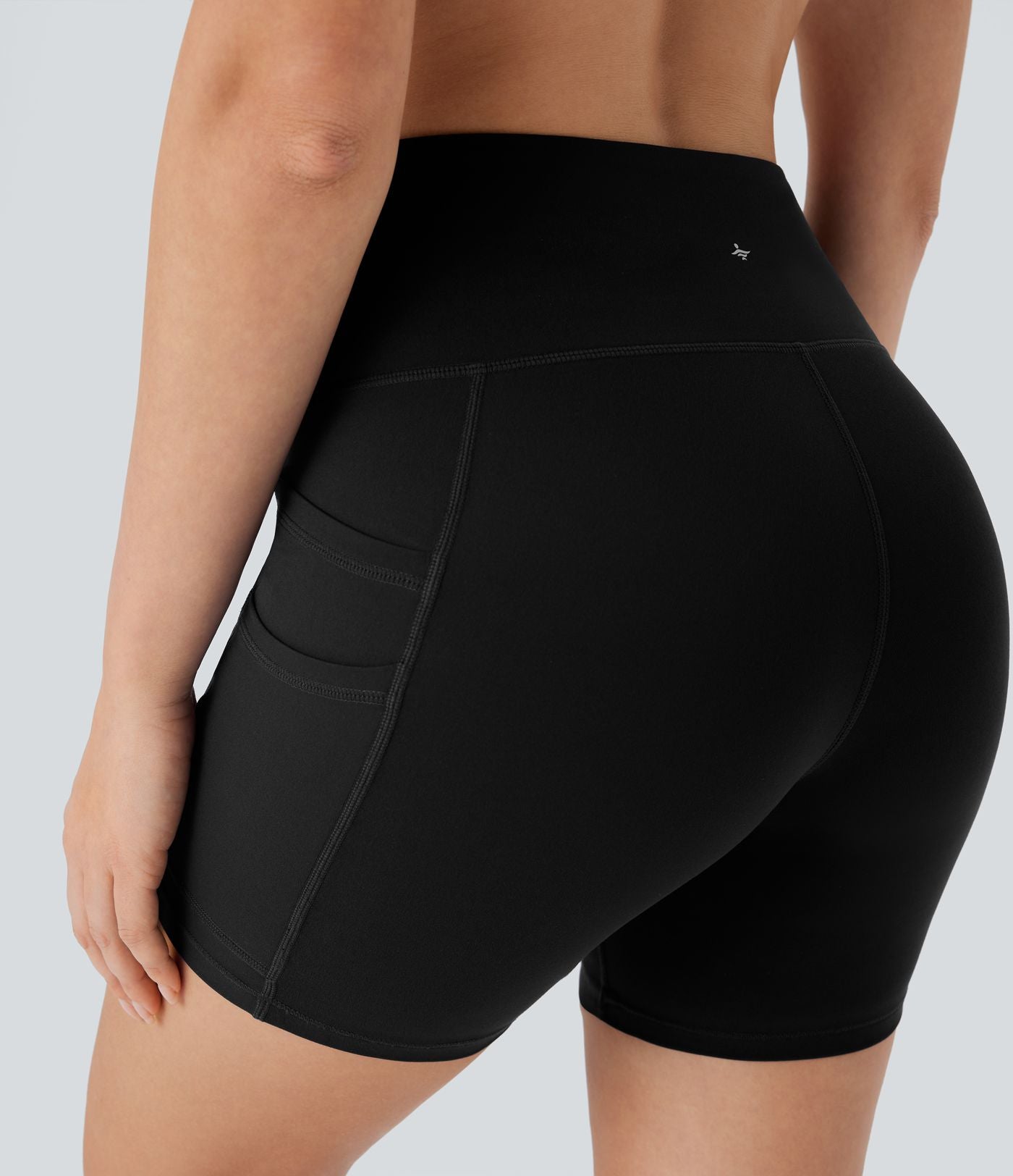 Short de yoga Softlyzero™ 12,5cm taille haute avec doubles poches - Protection UPF50+