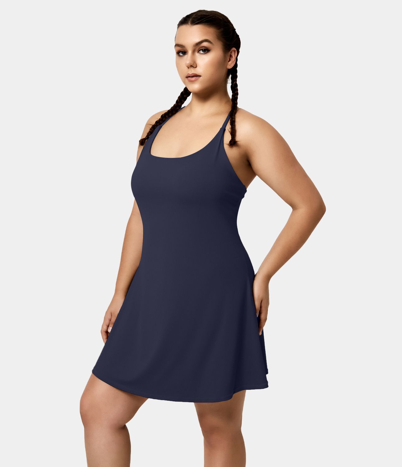 Softlyzero™ Airy Mini Everyday Robe-Euphoria Air Aérée 2 En 1 Dos Nu Avec Poche Latérale Cool Touch Grande Taille