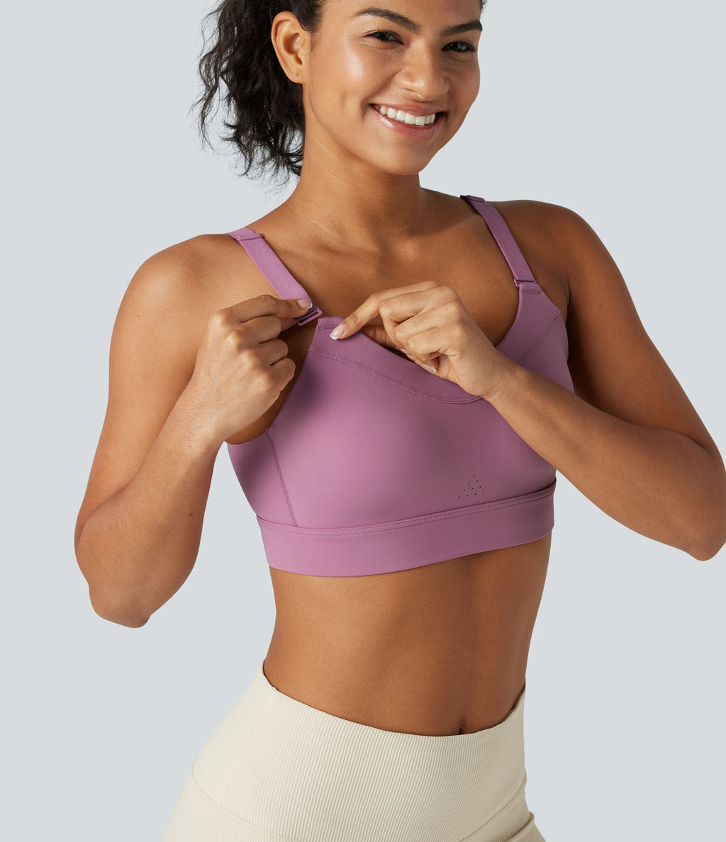 Brassière de sport d'entraînement maintien moyen avec bonnet spacer moulé