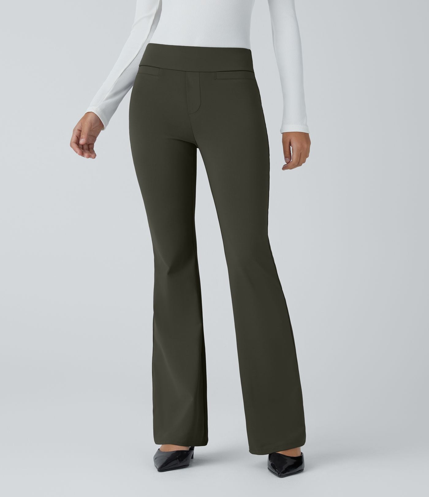Pantalon tailleur taille moyenne Halara Flex™ avec poches