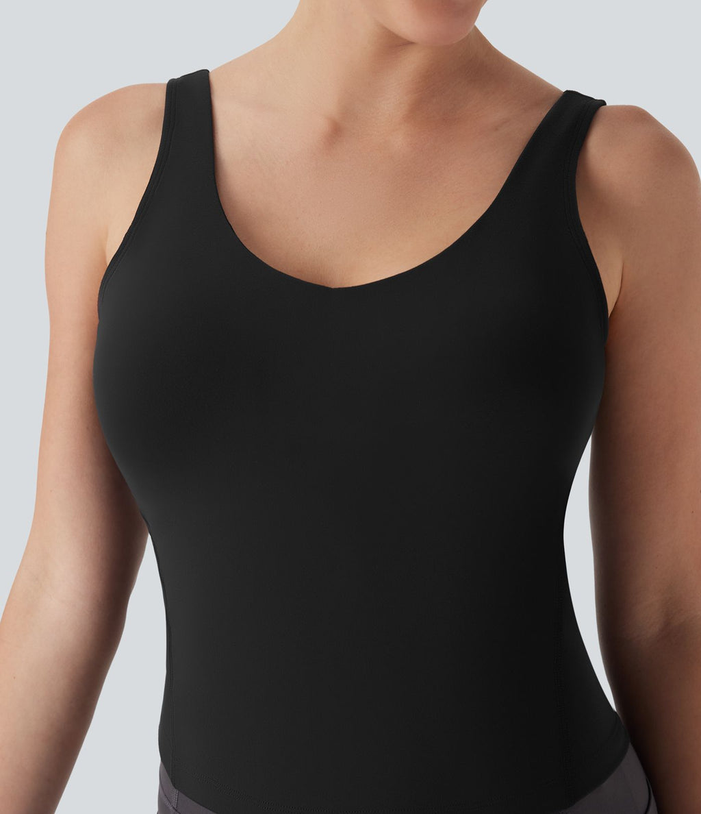 Débardeur course SoftlyZero™ Plush col V rembourré E-G