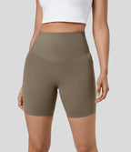 Short cycliste 17,5 cm d'entraînement gainant taille haute avec poches Halara UltraSculpt™