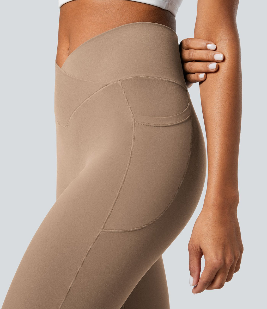 Softlyzero™ Legging Unis Poches Croisées