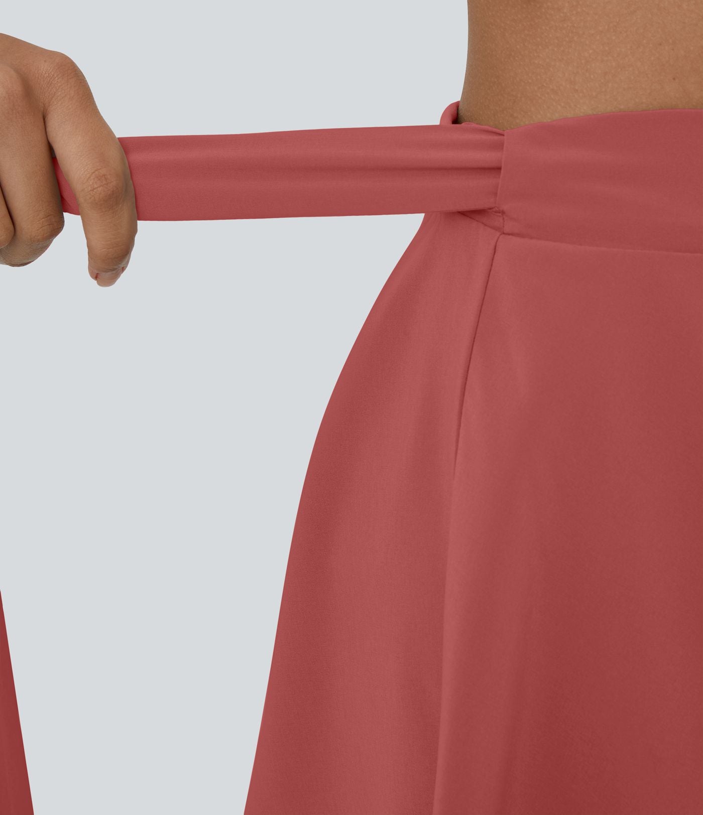 Breezeful™ Jupe Évasée Casual Taille Haute 2 en 1 Poche Latérale Séchage Rapide