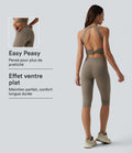 Combinaison moulante dos nu Halara UltraSculpt™ gainante et gainante avec poches - Édition Easy Peezy