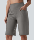 Short de yoga SoftlyZero™ Airy ample gainant taille haute effet frais InstantCool avec poches