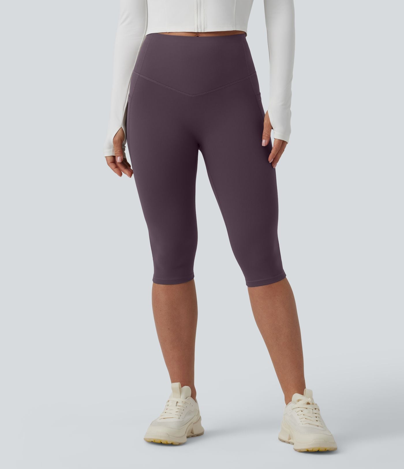 Legging sculptant d'entraînement corsaire Halara UltraSculpt™ taille haute galbant gainant avec poches